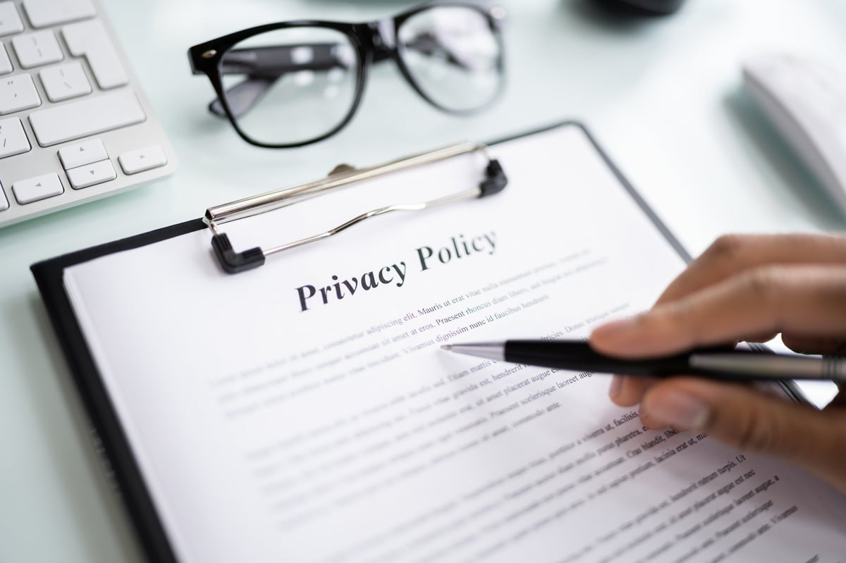 Privacy policy page read as a clear, plain-language document